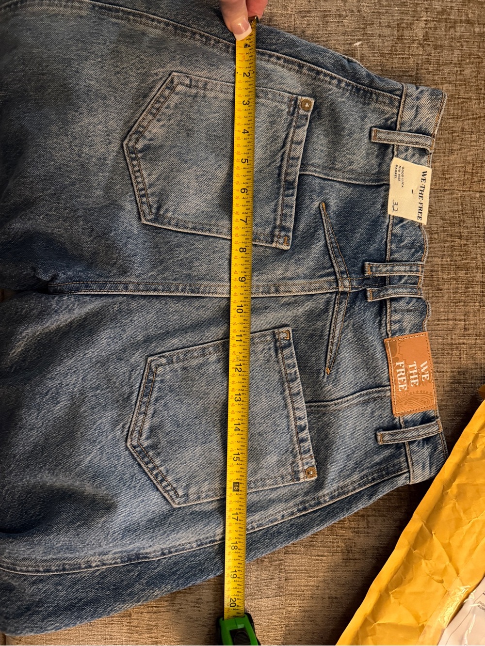 We The Free Light Blue Wide-Leg Flare Jeans - Picture 12 of 14